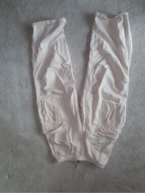 SKIMS Cream Cargo Jogger Pants